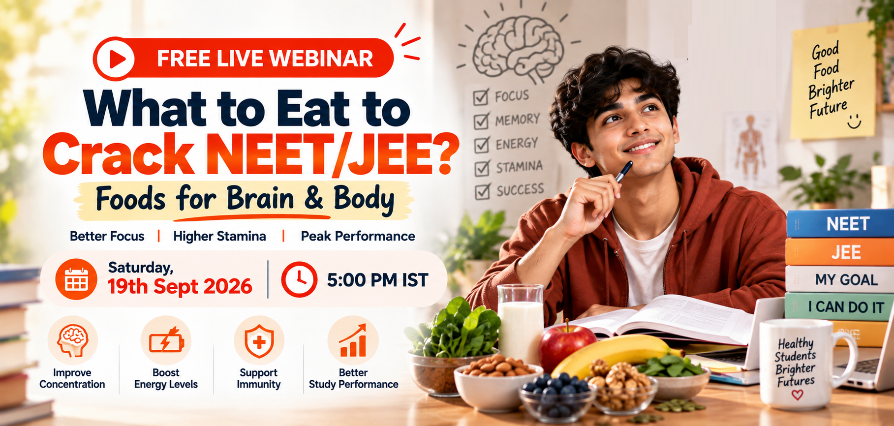 What to Eat to Crack NEET & JEE
